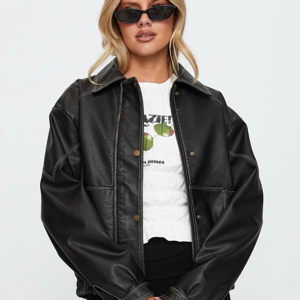 Jaxson Faux Leather Jacket